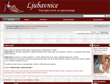 Tablet Screenshot of ljubavnice.com